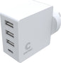 Comsol 4 Port USB Wall Charger with USB-C (24W)
