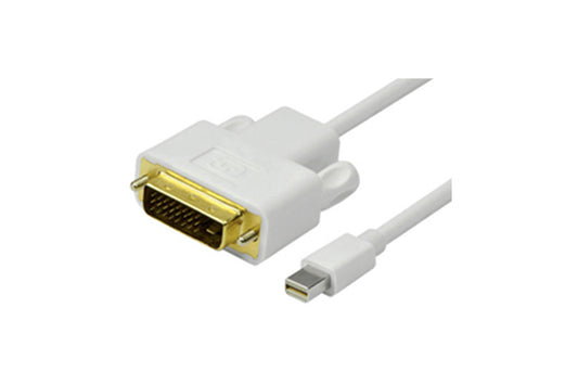 1mtr Mini DisplayPort Male to DVI-D Single Link Male Cable