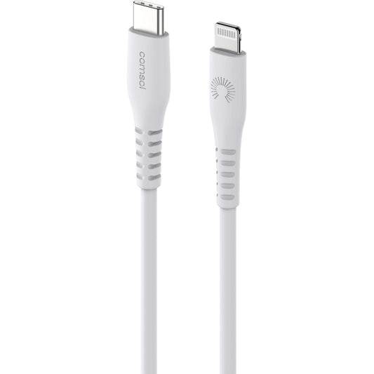 1.2m Super Soft USB-C to Lightning Cable White