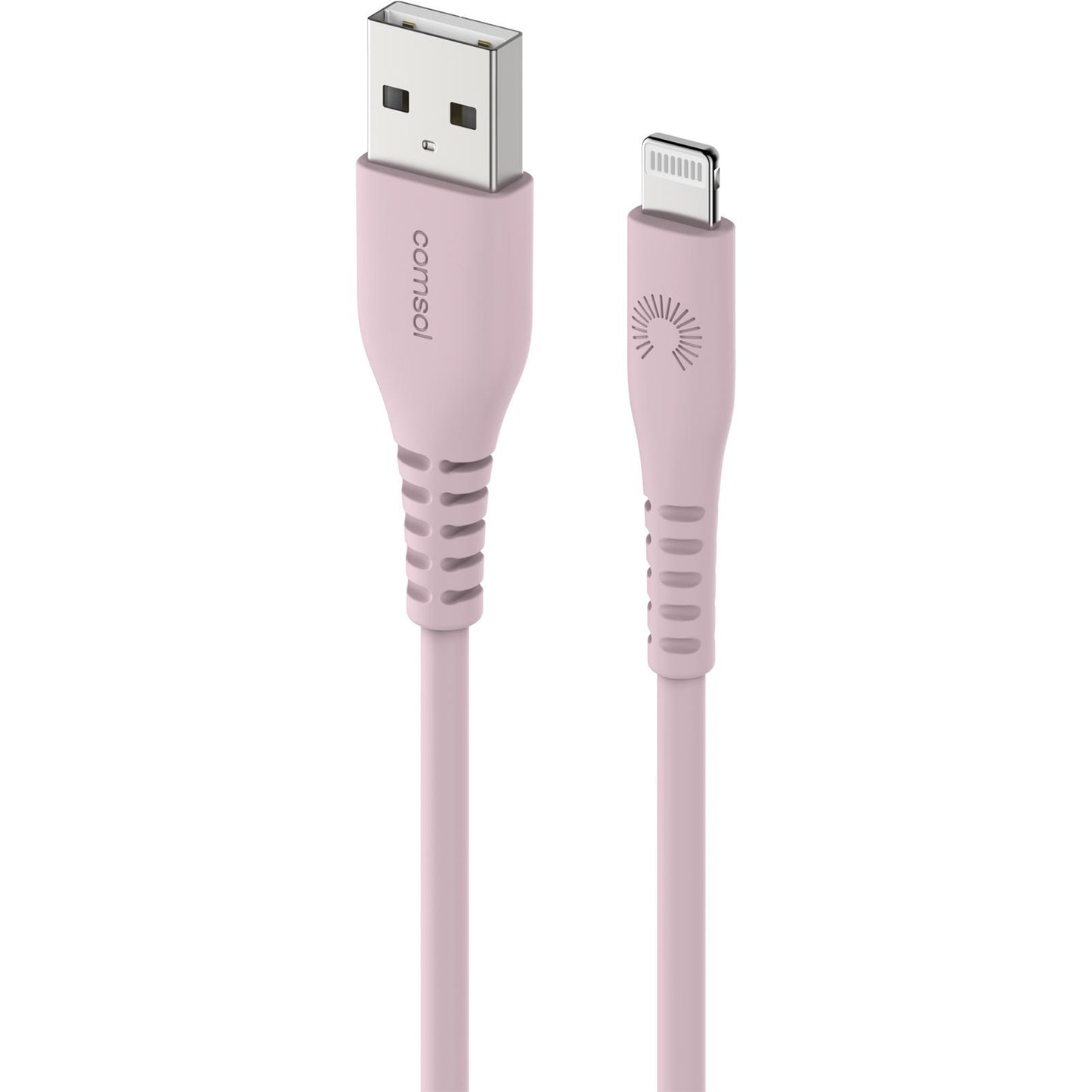 1.2m Super Soft USB-A to Lightning Cable Pink