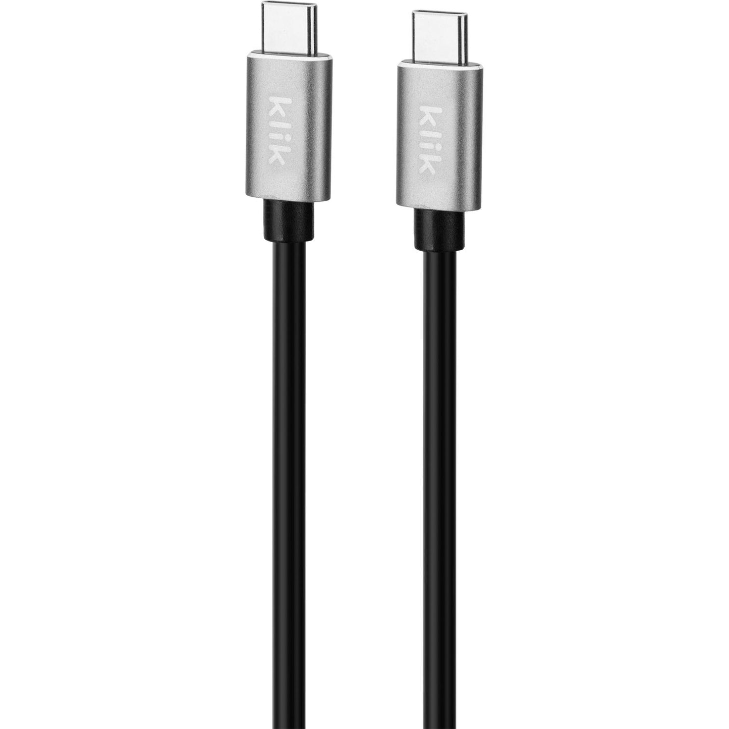 Klik 3m USB-C Male to USB-C Male USB 2.0 Cable