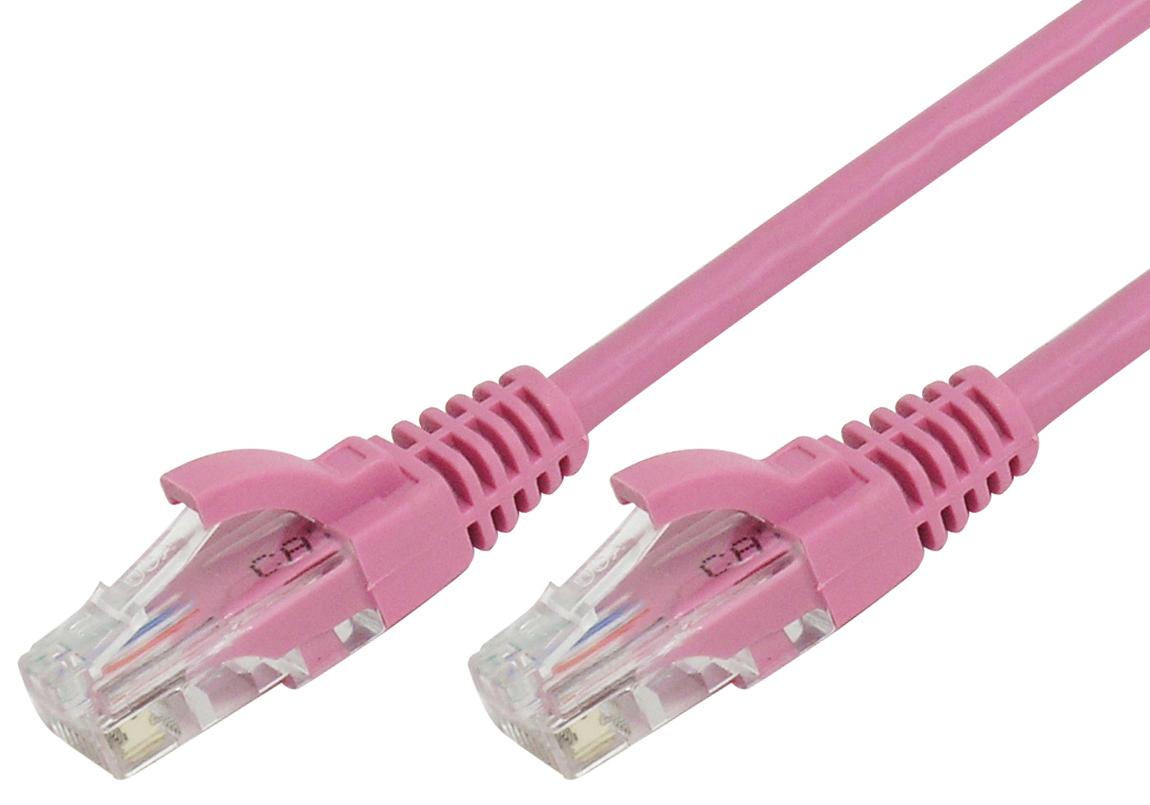 50cm RJ45 Cat 6 Patch Cable - Pink