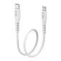 Klik 25cm USB-C to Apple Lightning MFi Cable - White